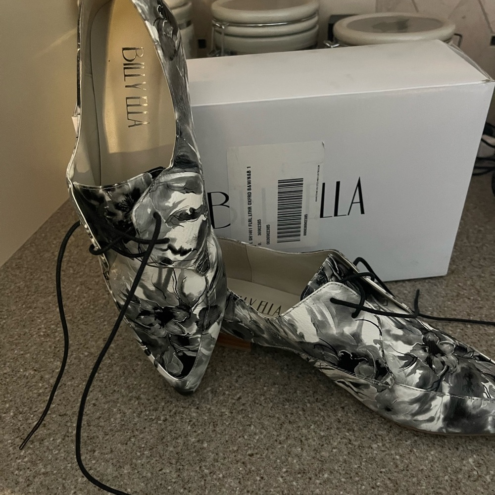 Women's Black and White Shoes